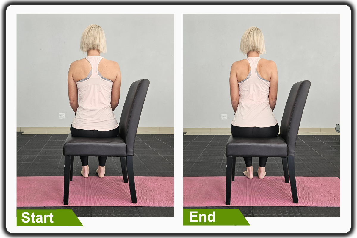 Scapula Squeeze - Exercises for Costochondritis